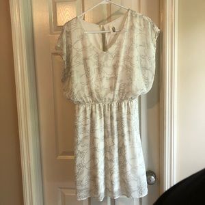 White and Silver Dress from Francesca’s